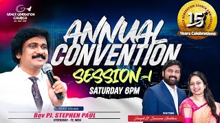 GGC 15th Anniversary Service - Session - 1 | Sept 2nd | Ps. Joseph Geddam & Ps. P J Stephen Paul