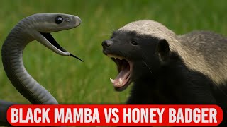 Black Mamba vs Honey Badger: Nature’s Most FEARLESS Duel