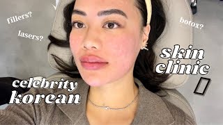 Korean celebrity skin clinic 🇰🇷 Full experience with fillers, lasers + skin botox & skincare routine
