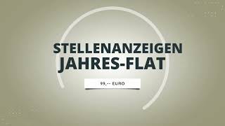 Stellenanzeigen - 99,-- Jahresflat bei stellenpiraten.de