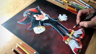 Drawing Shadow the Hedgehog - Time-lapse | Artology