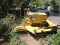 2000 vermeer sc752 stump grinder demo