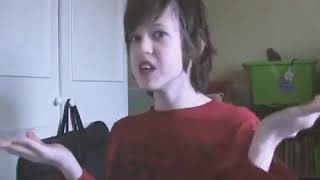 Boy singing