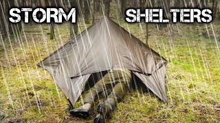 Storm Camping: Shelters