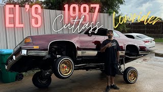 1987 Cutlass Lowrider On 13'' all gold LA Wire Wheels (G-Ride With El) New Orleans Edition