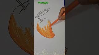 gambar buah mangga #menggambar #drawing #painting