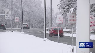 Drivers impacted by snow and ice on Mass. Pike