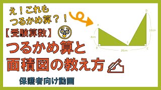 【保護者のための中学受験算数】つるかめ算と面積図を教えよう！