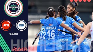 FIH Hockey Nations Cup (Women), Game 7 highlights - Japan vs India