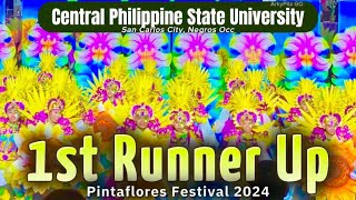 1ST RUNNER UP CPSU RITUAL SHOWDOWN PINTAFLORES FESTIVAL 2024 SAN CARLOS CITY