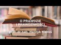 o prawdzie i prawdziwości prof. henryk kiereś