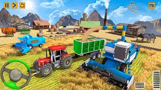 Drive Heavy Tractor - Wheat Harvest in Farming Simulator 3D - Android gameplay