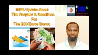 INPS Update About The Request \u0026 Deadlines For The 200 Euros Bonus