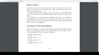 Eloquent JavaScript Read-Along - Values, Types, and Operators - 007 - Empty Values