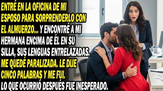 Vi A Mi Hermana En Regazo De Esposo En Su Oficina. Mi Acción Los Hizo Arrepentirse Para Siempre..😱🔥.