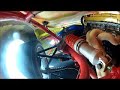 onboard aaron dew ginetta national hotrod. front suspension working