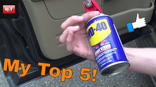 5 Top Reasons To Use WD40 In And On Your Car!! Life Hack