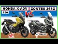 ➤ Honda X-ADV 750 vs Zontes 368G / 2025 Comparativa de 2 Scooters ¿Off Road? Admirables #zontes368g