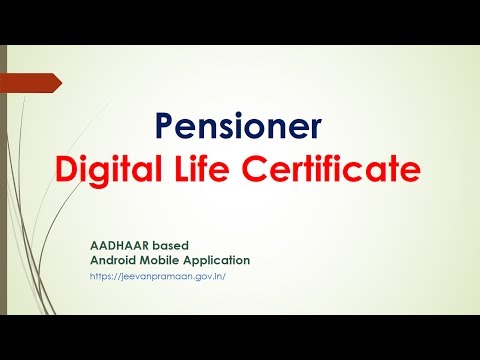 Pension Digital Life Certificate जीवन प्रमाण पेंशनर Pension Digital Life Certificate जीवन प्रमाण पेंशनर