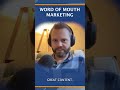 Word of Mouth Marketing #shorts