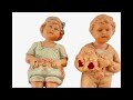 100 year old broken antique celluloid baby doll restoration