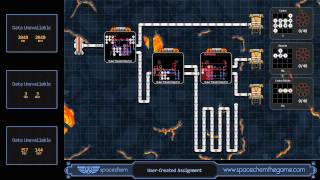 SpaceChem - Synthesis of Melamine Part 1 (2040/3/157)