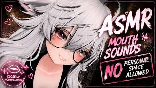 Am I too close? | Catgirls Mouth Sounds, No personal space allowed! 【Visual ASMR Vrchat】