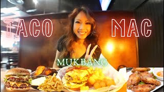 MUKBANG DINNER AT TACO MAC RESTAURANT