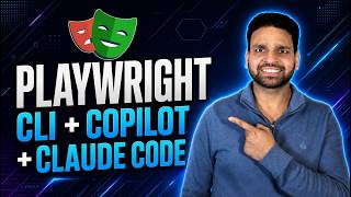 Playwright CLI + Copilot + Claude Code | AI Automation Testing in Action