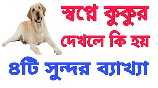 স্বপ্নে কুকুর দেখলে কি হয়। স্বপ্নে কুকুর দেখার ব্যাখ্যা। চারটি সুন্দর ব্যাখ্যা।