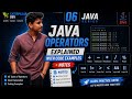 MASTER JAVA OPERATORS IN ONE VIDEO 🚀 | Complete Beginner Guide with NOTES | No one will tell you #6