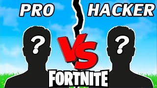 Hacker vs Fortnite Pro (Guess who is cheating) Aimbot + Wall Hacks