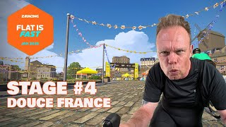 Zwift - ZRacing - Flat is Fast  - Stage 4: Douce France