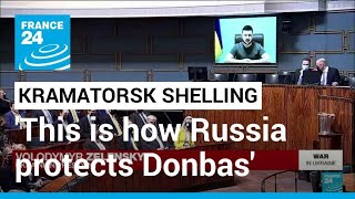 'This is how Russia protects Donbas': Dozens killed as rockets strike Ukraine evacuation hub