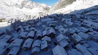 Andermatt Swiss Alps From Above