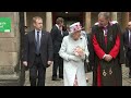 the queen jokes about the weather with first minister of scotland nicola sturgeon