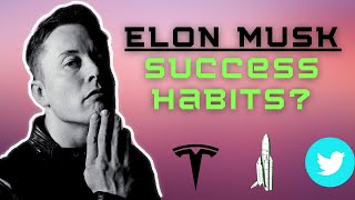 Elon Musk Success Habits make him the GOAT😎🤑 #shorts