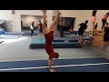 beginsituatie handstand. zijaanzicht.