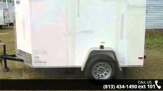 5x8 NEW Enclosed  Cargo Trailer with REAR DOORS - Snapper...