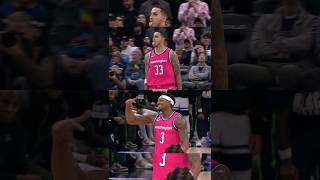 Kuzma and Beal back to back 3s vs TimberWolves #shorts NBA