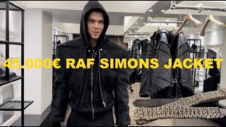 the rarest raf simons jacket (45.000€)