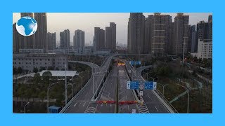 Drone images: Streets deserted in coronavirus epicentre Wuhan