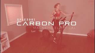 Carbon Pro Magnetic Elliptical Machine SF-E3981 | Sunny Health & Fitness