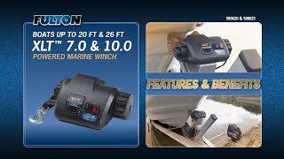 Fulton® XLT™ Marine Trailer Winch, Powered - 7lbs/10lbs | Features \u0026 Benefits