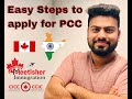 How to Apply PCC (Police Clearance Certificate) from Canada for India#pccforcanadaprforindians