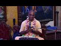 h. g. narhari prabhu appreciating and depending on touch of krishna iskcon chowpatty.