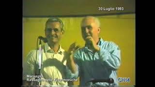 864 Marsaglia, Emilio Perazzi alla 3a Rassegna delle Fisarmoniche, 30 Luglio 1993