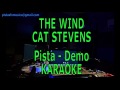 Karaoke The wind - Cat Stevens Pista Demo