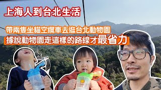 4K 據說動物園走這樣的路線才最省力 帶兩隻坐貓空纜車去逛台北動物園