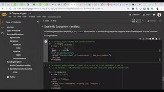 Live Class Introduction to Python Programming - Errors and Exceptions 3